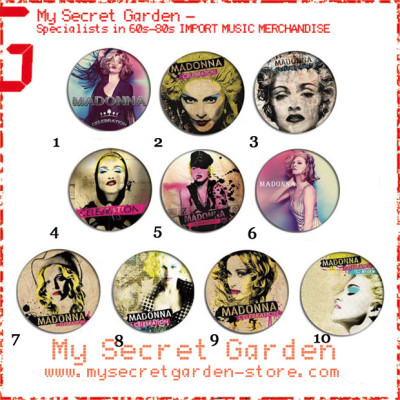 Madonna - Celebration Pop Art  Pinback Button Badge Set 1a or 1b ( or Hair Ties / 4.4 cm Badge / Magnet / Keychain Set )